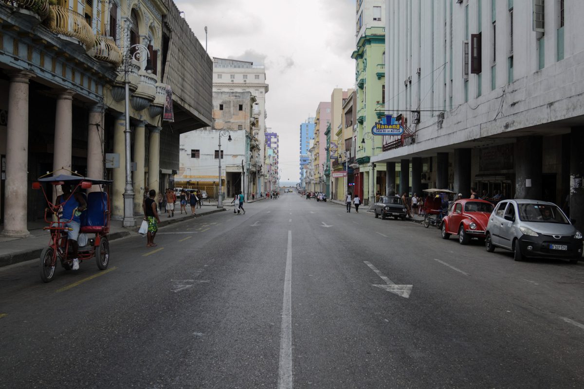 empty centro havana